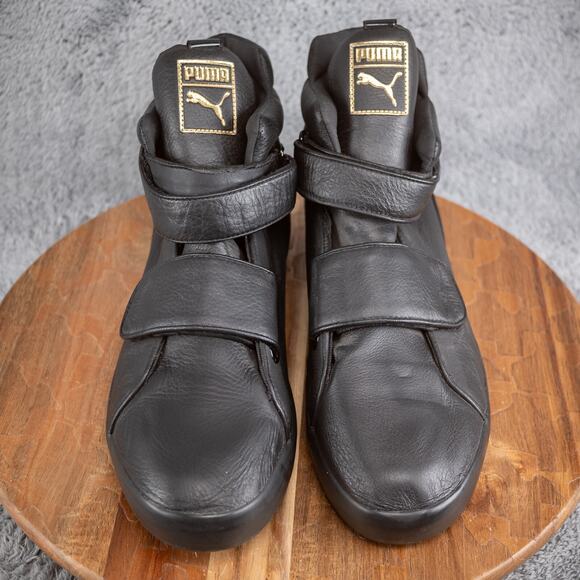 Puma Apex L Mens Team Gold Black/Gold Strap Mens Size 13 - Picture 2 of 9